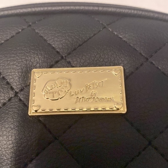 Betsey Johnson black backpack purse - Picture 2 of 10